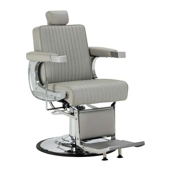 Fotel barberski Gabbiano Visionerio szary