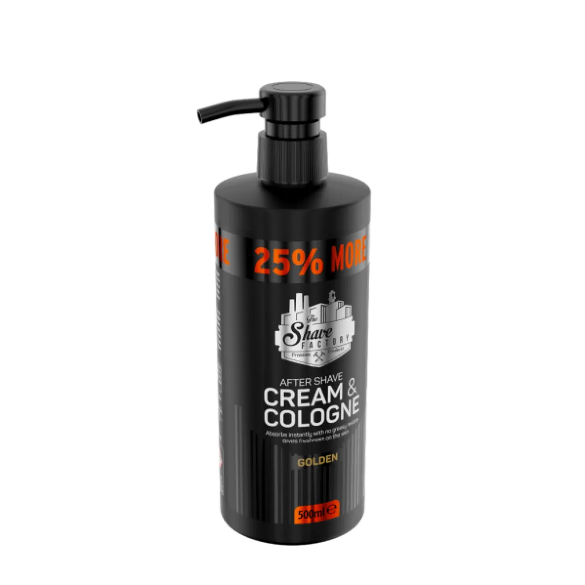 The Shave Factory - Golden Cream & Cologne - Balsam po goleniu 500ml