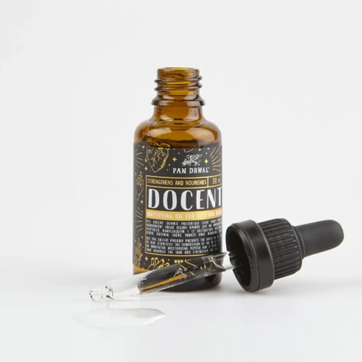Pan Drwal - Docent - Olejek do brody matowy 30ml