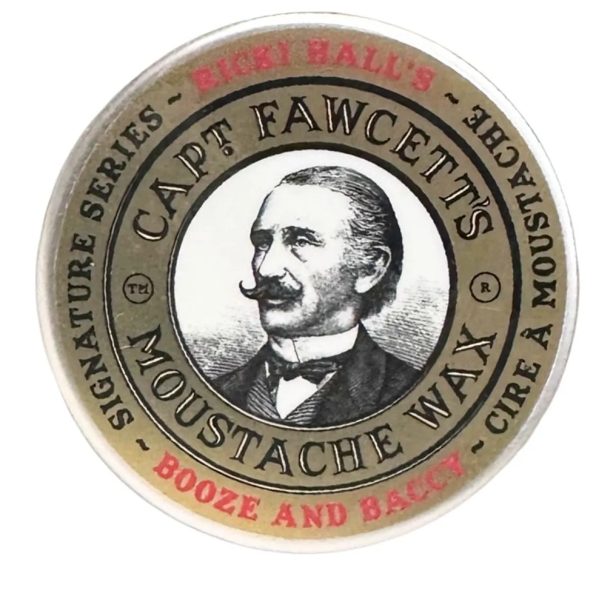 Captain Fawcett - Ricki Hall's Booze&Baccy - Wosk do stylizacji wąsów  15ml