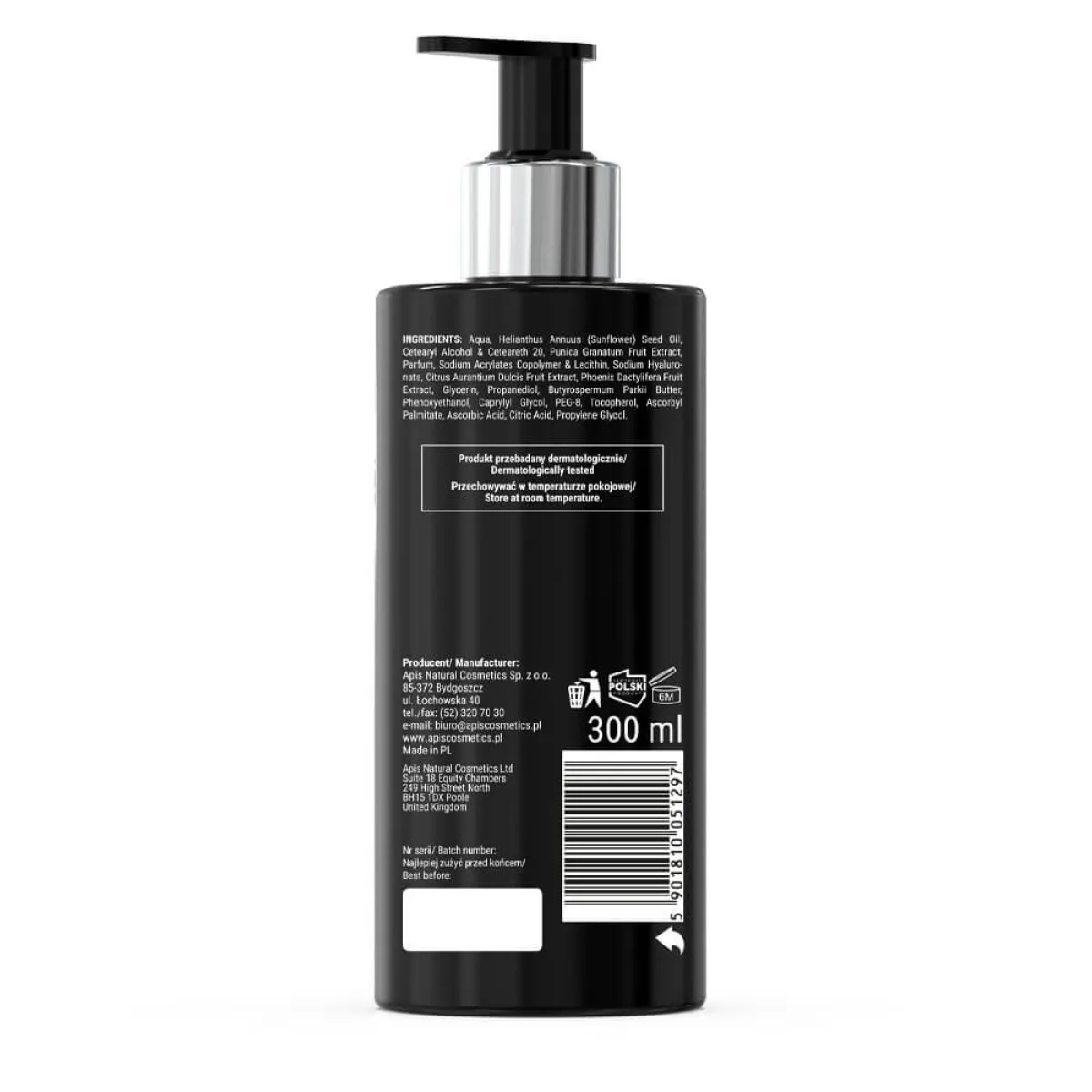 Apis - My Happiness - Nawilżający Balsam do Ciała i Dłoni - 300ml