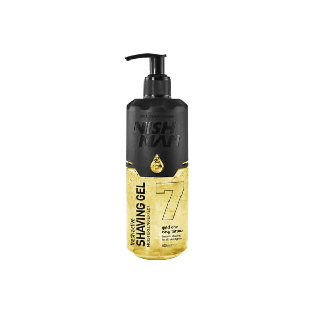 Nishman - 07 Gold One Shaving Gel - Żel do precyzyjnego golenia 400ml