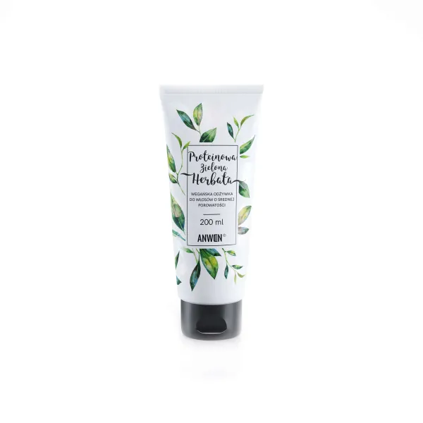 Anwen - Proteinowa Zielona Herbata - Proteinowa odżywka do włosów średnioporowatych 200ml