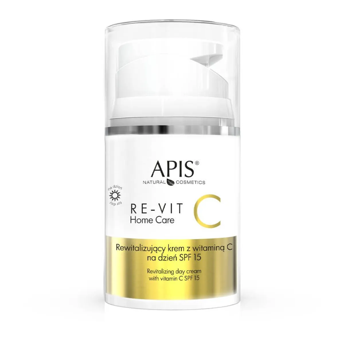 Apis - Re-Vit C Home Care - Rewitalizujący krem na dzień do twarzy z witaminą C SPF 15 50ml