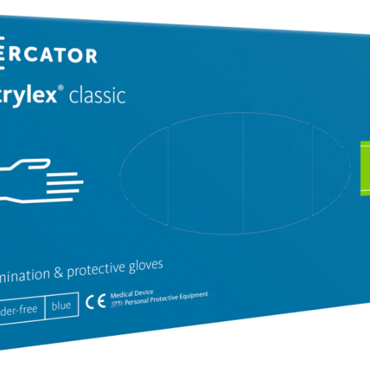 Mercator - Nitrylex Classic - Rękawiczki ochronne S 100szt.