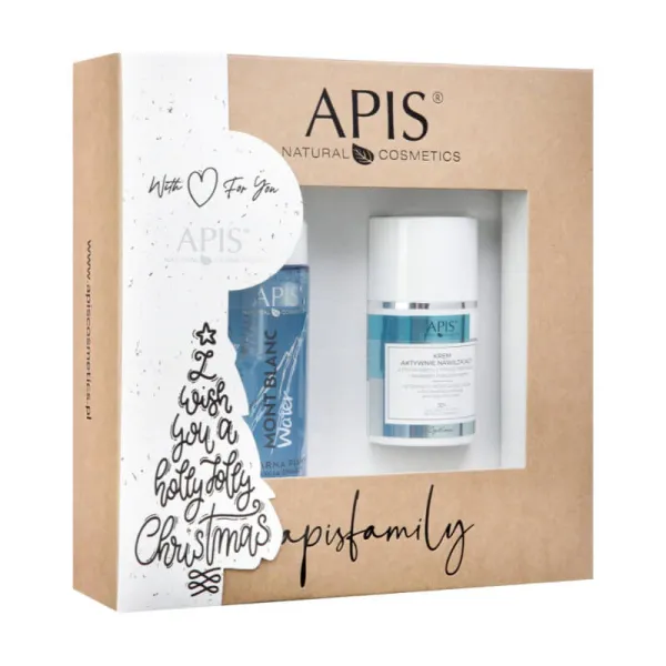 Apis - Mont Blanc Micelarna Pianka 150ml, Krem Optima 50ml - Zestaw Świąteczny