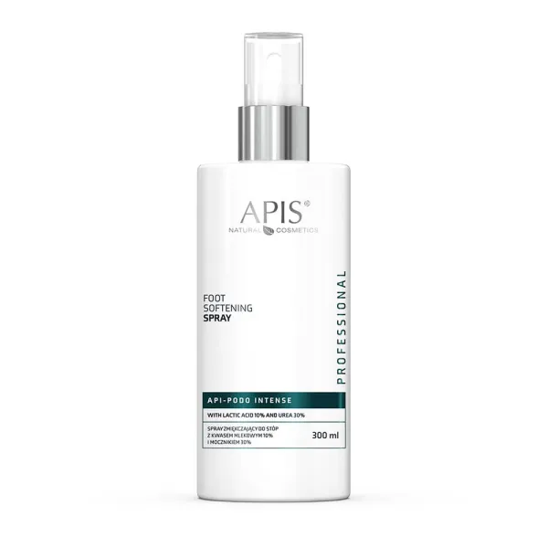 Apis - Api-Podo Intense - Spray zmiękczający do stóp z kwasem mlekowym 10% i mocznikiem 30% 300ml