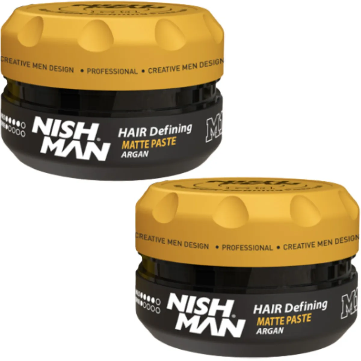 Nishman - M1 Matte Defining Argan Paste - Pomada do włosów DWUPAK 2x 100ml