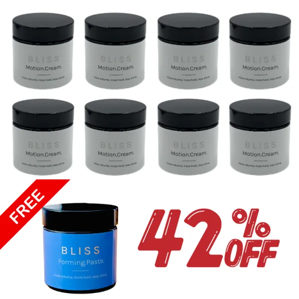 Bliss - Pakiet Motion Cream - Matowy krem do włosów 16 szt.