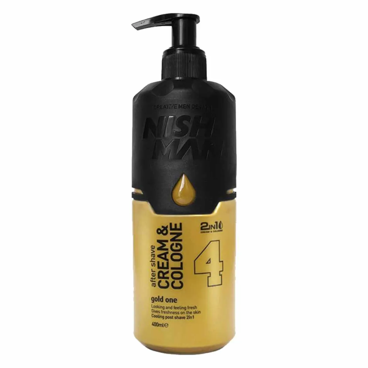 Nishman - Aftershave Cream & Cologne 2in1 Gold One 4 - Balsam po goleniu 400ml