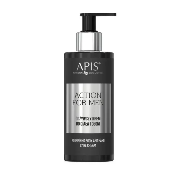 Apis - Action For Men - Pielęgnacyjny krem do ciała i dłoni 300ml