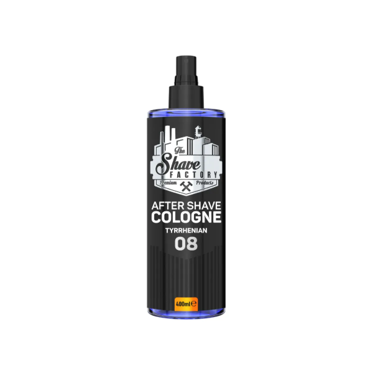 The Shave Factory - Tyrrhenian 08 After Shave Cologne Spray - Perfumowana Woda Kolońska po Goleniu 400ml