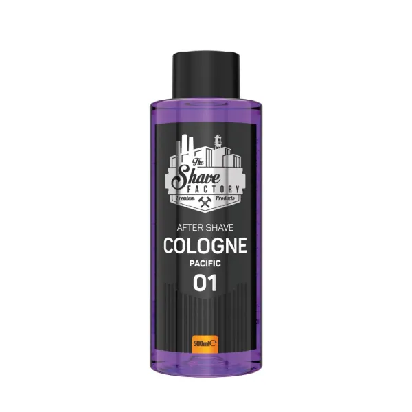 The Shave Factory - Pacific 01 After Shave Cologne - Perfumowana Woda Kolońska po Goleniu 500ml