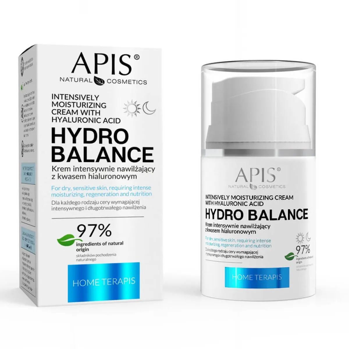 Apis - Home TerApis - Krem Intensywnie Nawilżający z Kwasem Hialuronowym 50ml