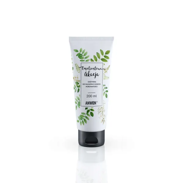 Anwen - Emolientowa Akacja - Emolientowa odżywka do włosów niskoporowatych 200ml