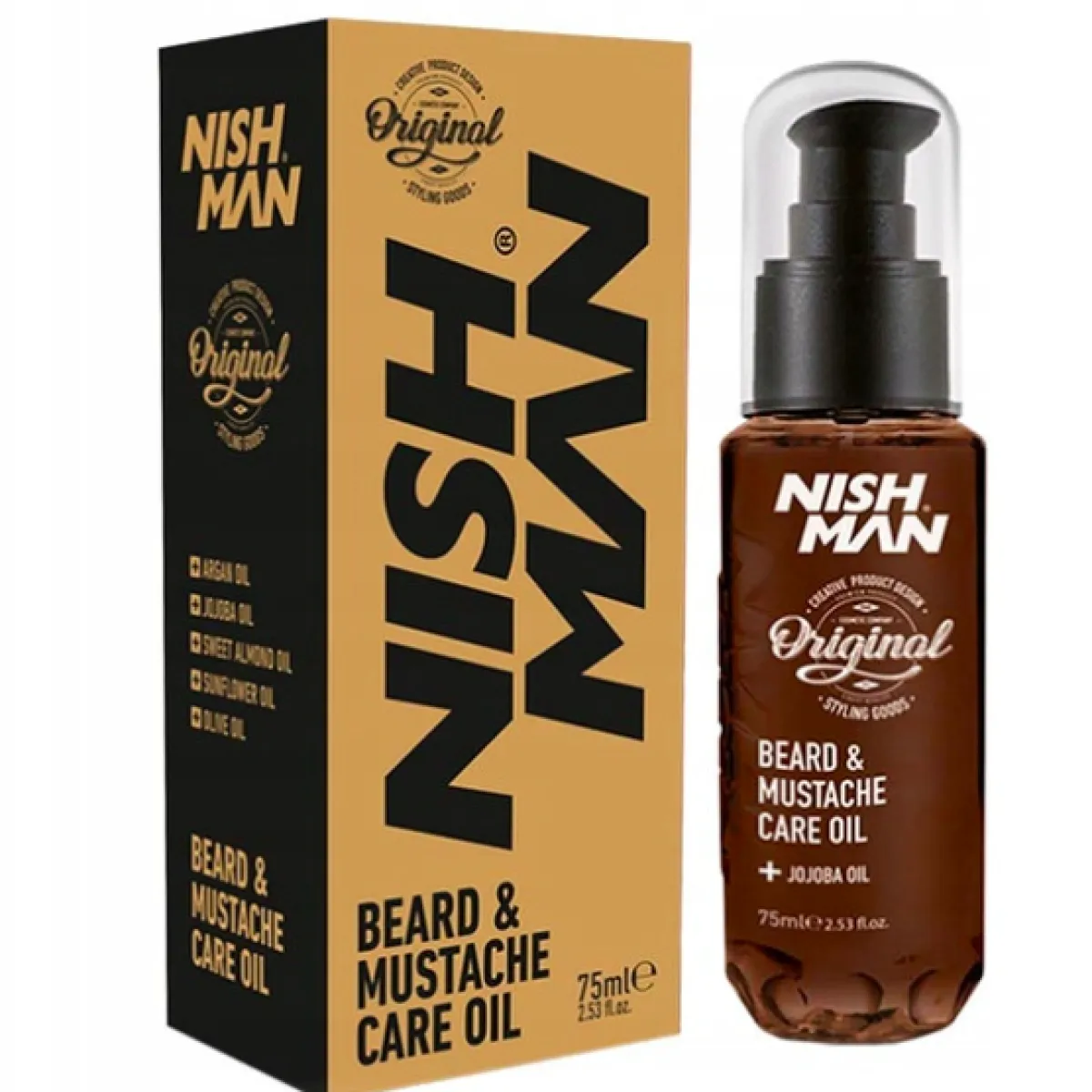 Nishman - Beard & Moustache Care Oil - Olejek do brody 75ml