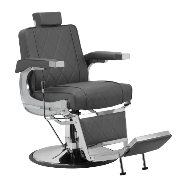 Fotel barberski Hair System BM88066 szary