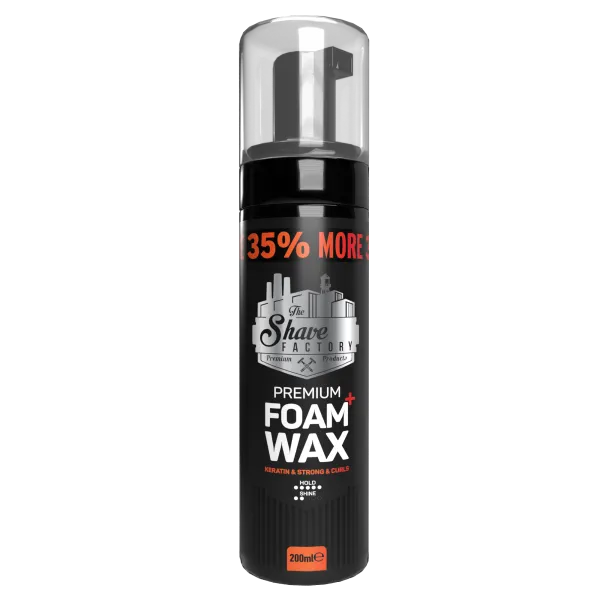 The Shave Factory - Foam Wax - Wosk w piance do włosów 200ml