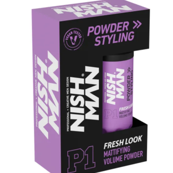 Nishman - P1 Fresh Look Powder  - Puder do stylizacji włosów zapachowy 20g