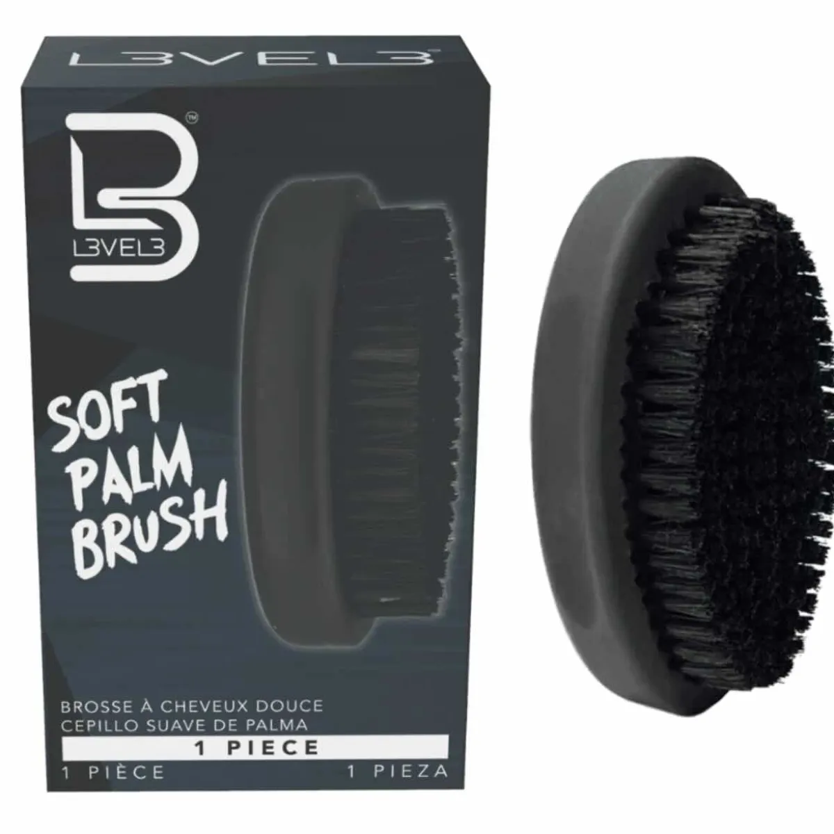 L3VEL3 - Soft Palm Brush - Szczotka do włosów 1szt