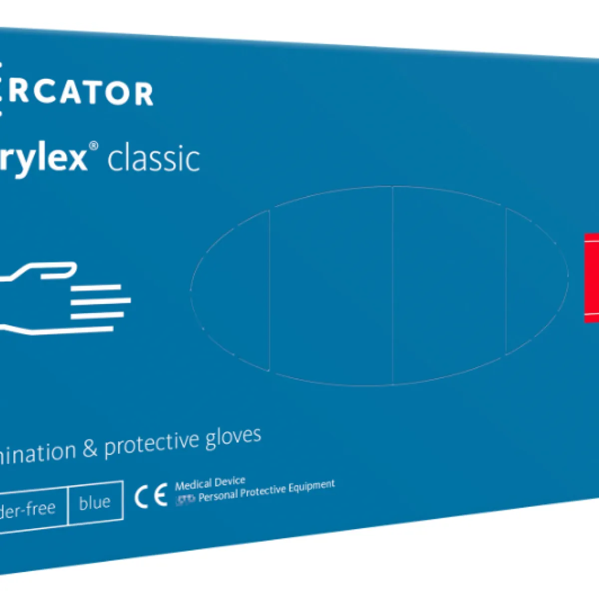 Mercator - Nitrylex Classic - Rękawiczki ochronne L 100szt.