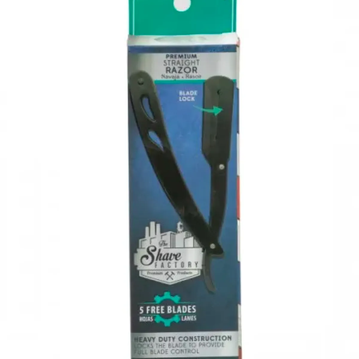 The Shave Factory - Premium Straight Razor - Brzytwa, szawetka na wymienne ostrza