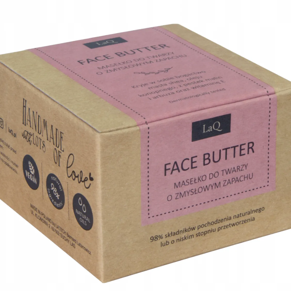 LaQ - Piwonia - Masełko do twarzy 50ml