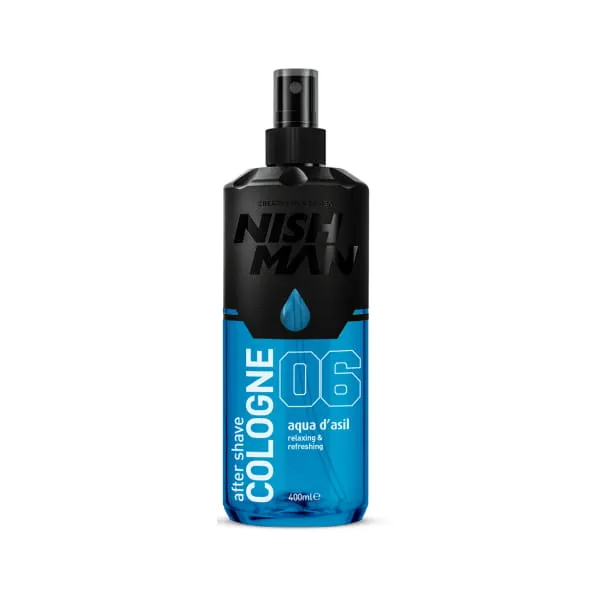 Nishman - 06 Aqua d'Asil - Aftershave, Woda po goleniu 400ml PAKIET 6+1