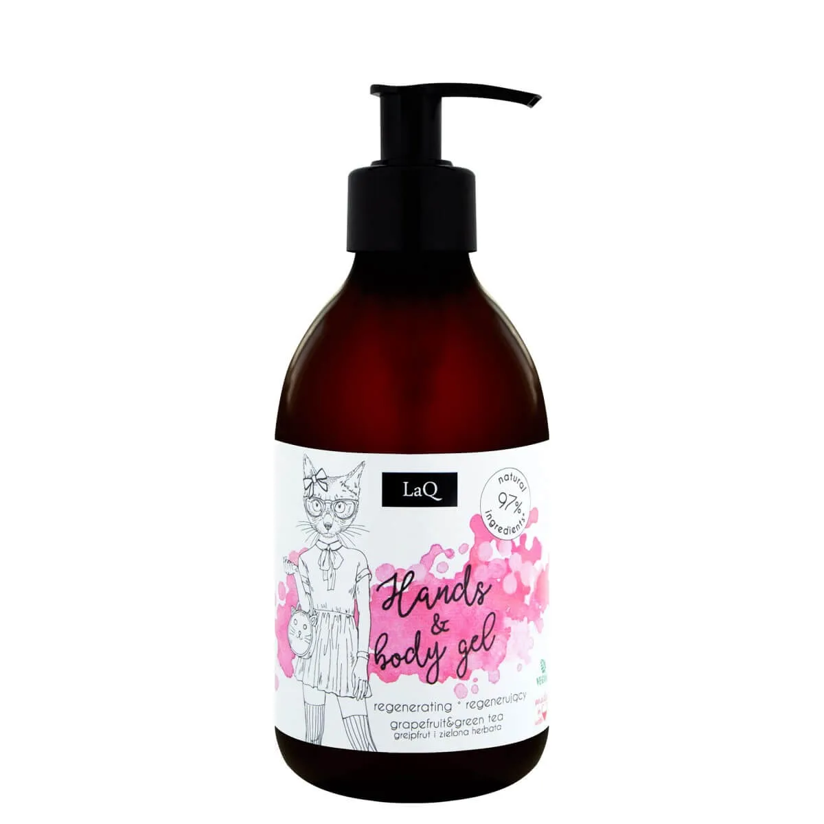 LaQ - Grejpfrut i Zielona Herbata - Żel do ciała i rąk 300ml