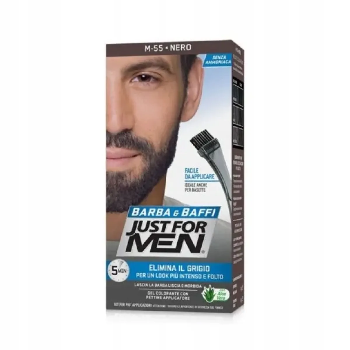 Just for Men - odsiwiacz do brody M55 -  Black 28g