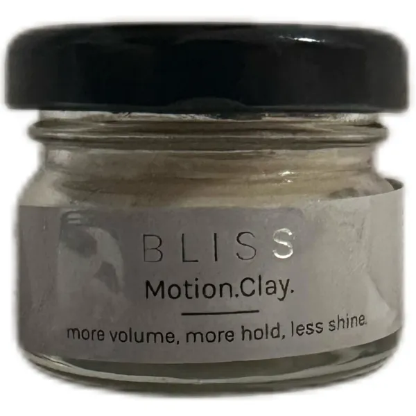 Bliss - Motion Clay - Matowa glinka do włosów PRÓBKA, słoiczek 18g