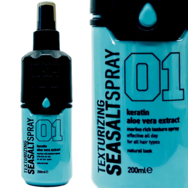 Nishman - Sea Salt Spray 01 - Teksturyzujący tonik do włosów na bazie soli morskiej 200ml
