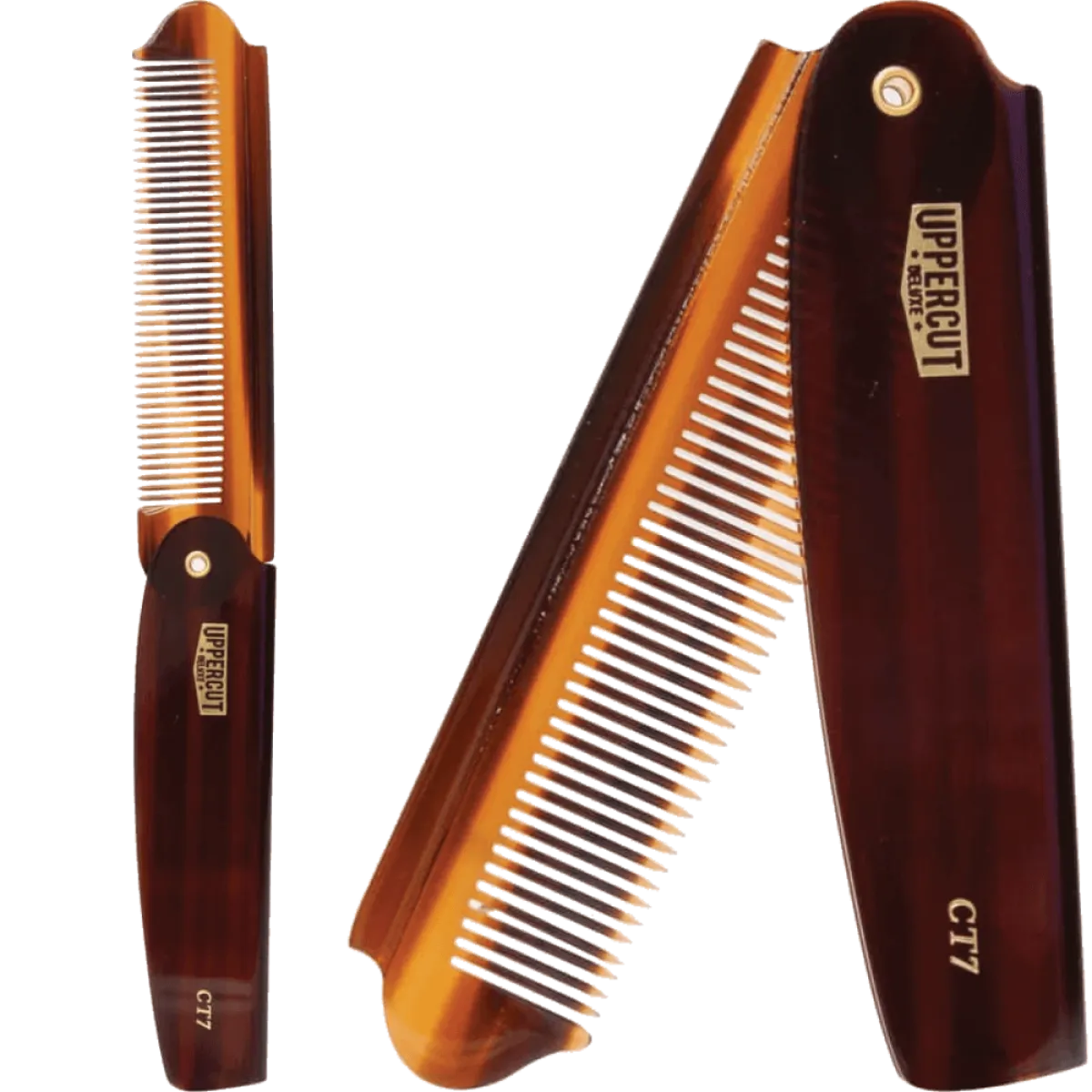 Uppercut Deluxe - Flip Comb CT7 - Składany grzebień do stylizacji włosów