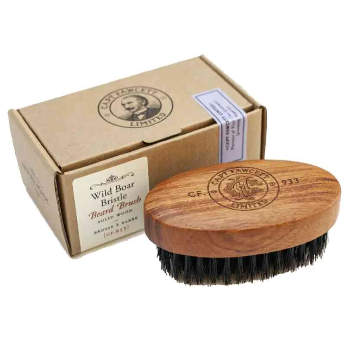 Captain Fawcett - Wild Boar Bristle CF.933 - Szczotka, kartacz do brody z włosiem z dzika