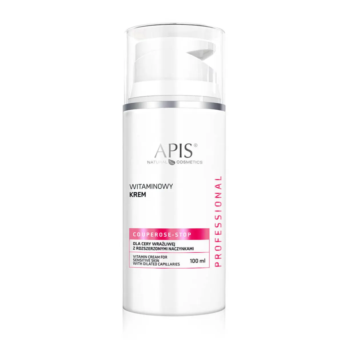 Apis - Couperose-Stop - Witaminowy krem dla cery wrażliwej z rozszerzonymi naczynkami 100ml
