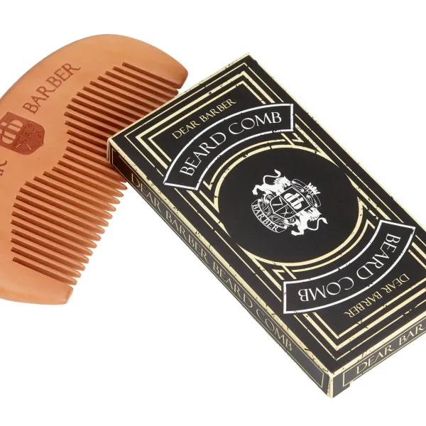 Dear Barber - Beard Comb - Grzenień do brody z drewna