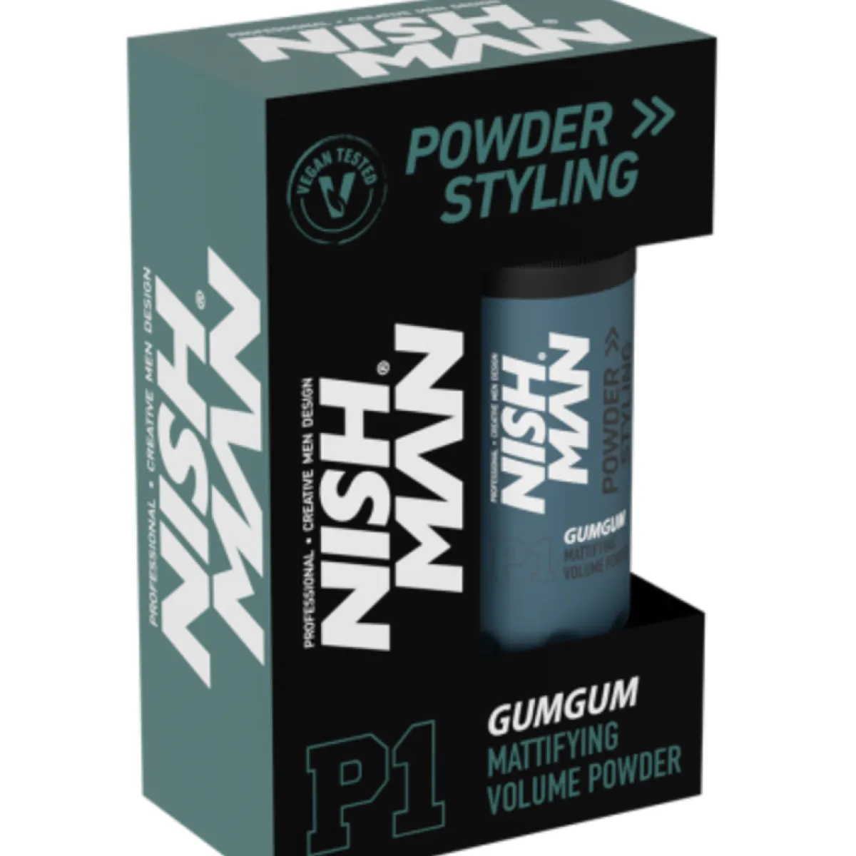 Nishman - P1 GumGum Volume Look Powder  - Puder do stylizacji włosów  zapachowy 20g
