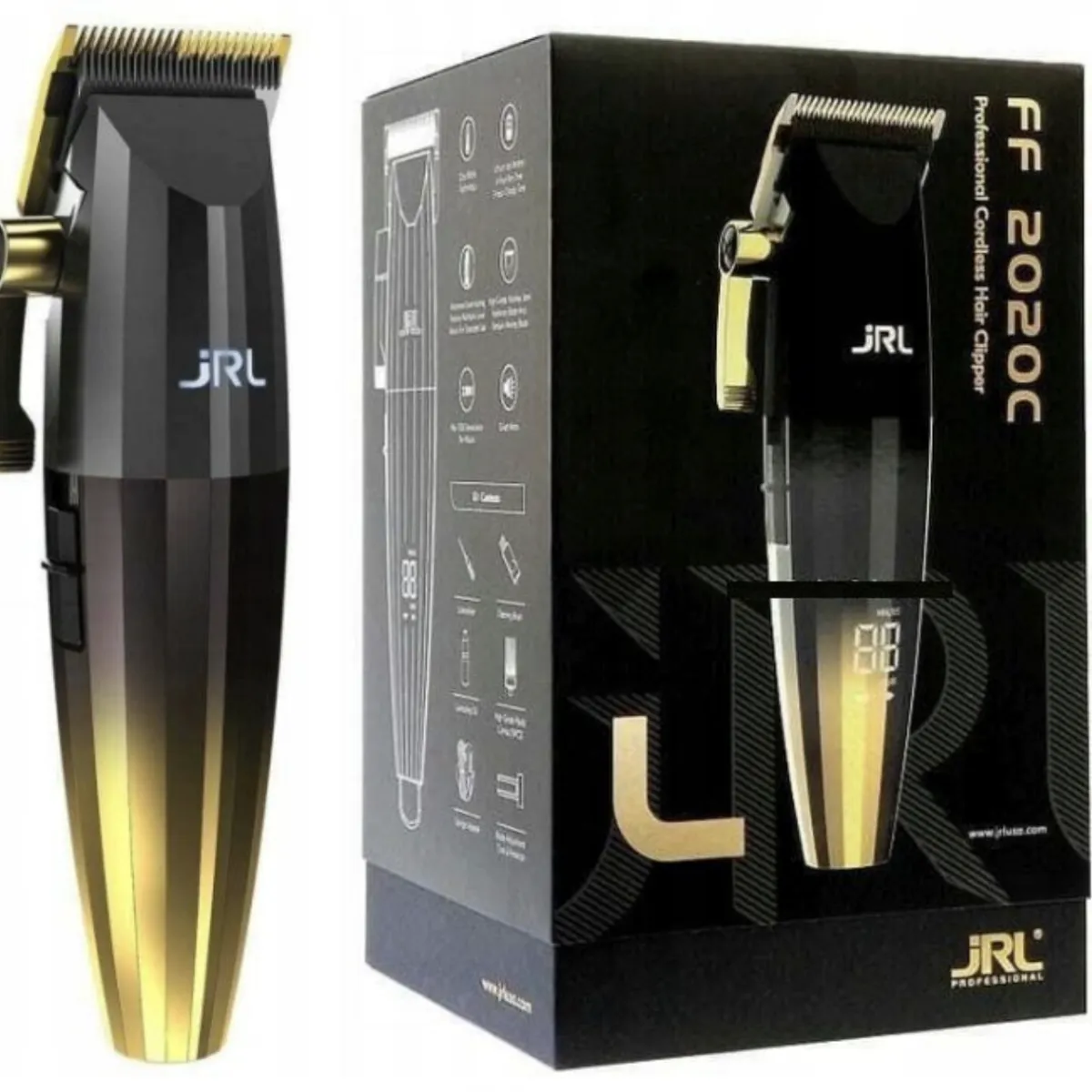 JRL - 2020C Hair Clipper Gold - Maszynka do strzyżenia, złota