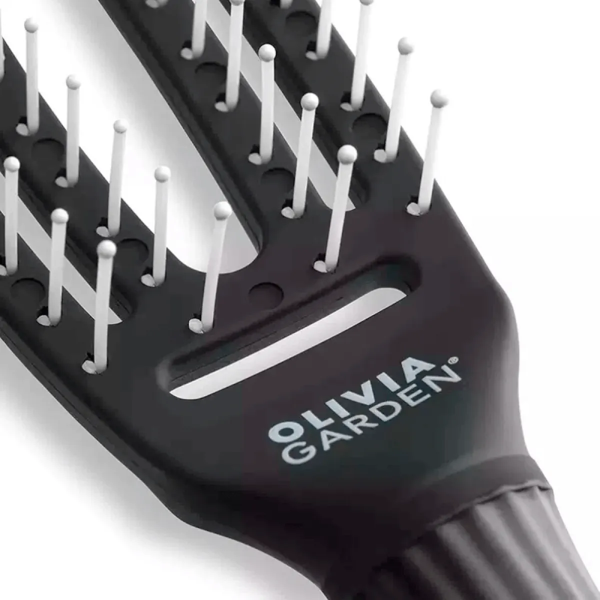 Olivia Garden - Fingerbrush Ionic Black Small - Szczotka do Włosów