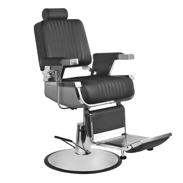 Fotel barberski Gabbiano Royal czarny