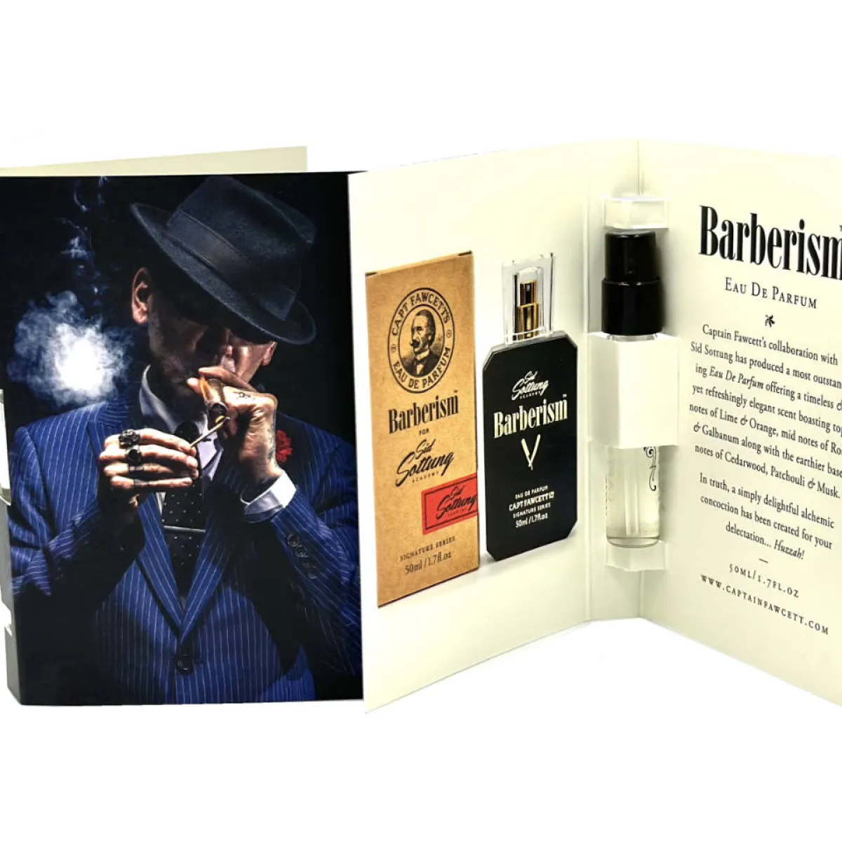 Captain Fawcett - Barberism Eau De Parfum - Perfumy męskie, próbka 2ml