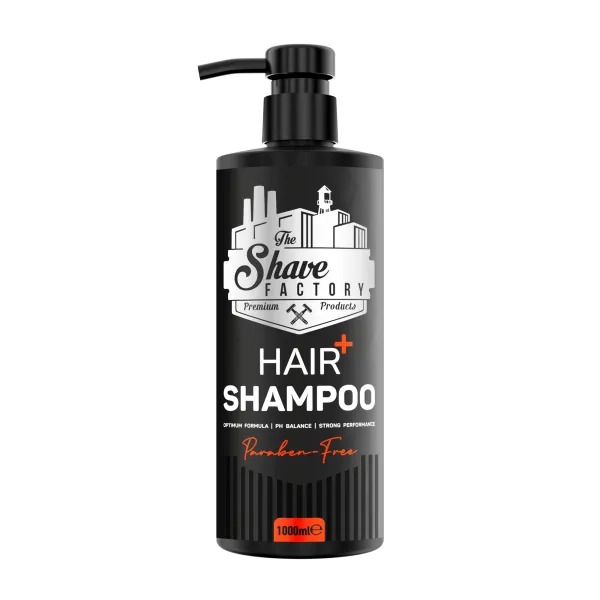 The Shave Factory - Hair Shampoo - Szampon do włosów bez parabenów 1000ml