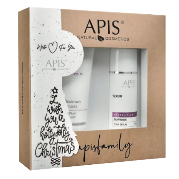 Apis - Kakadu plum maska 200ml, Śliwkowe serum do twarzy - Zestaw Świąteczny