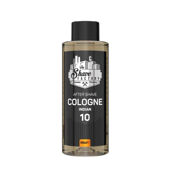 The Shave Factory - Indian 10 After Shave Cologne - Perfumowana Woda Kolońska po Goleniu 500ml
