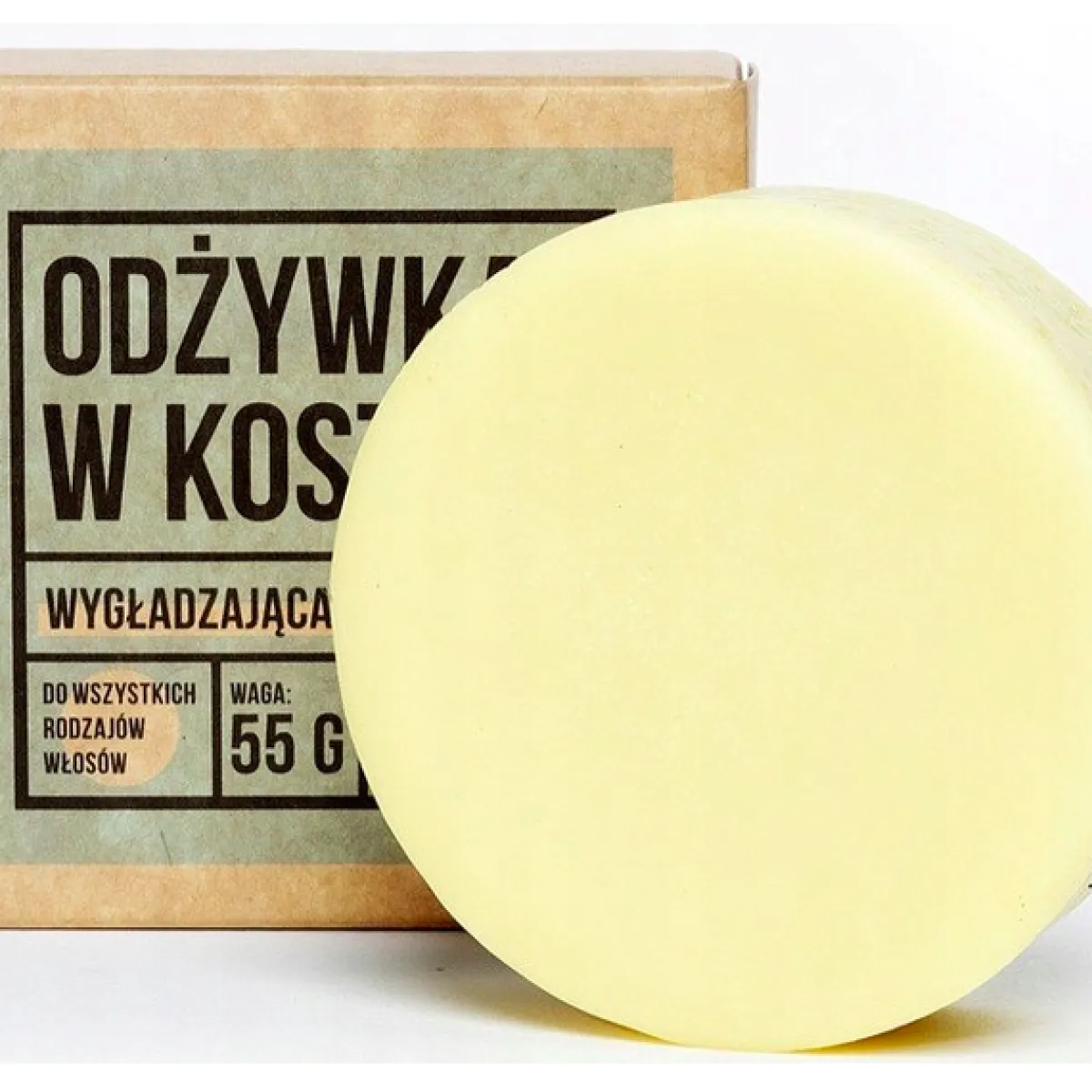 Cztery Szpaki - Wygładzająca odżywka do włosów w kostce 55g