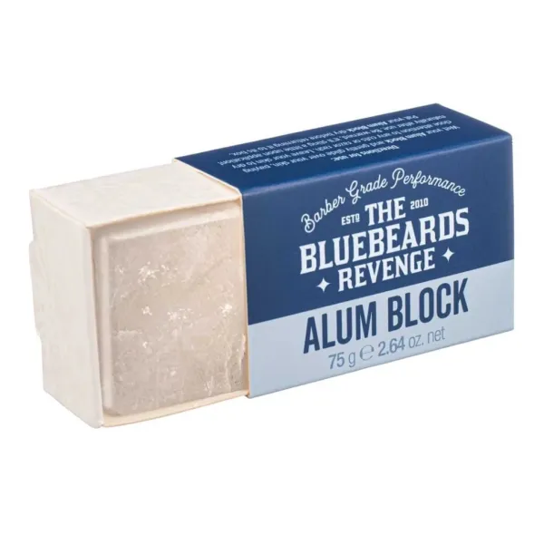 The Bluebeards Revenge - Alum Block - Ałun w kostce, łagodzący podrażnienia i skaleczenia 75g