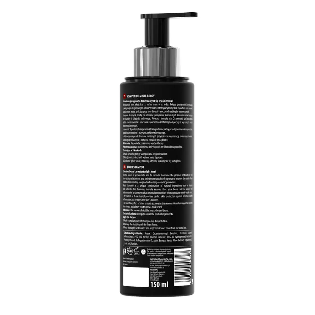 Apis - Beard Care - Szampon Do Mycia Brody 150ml