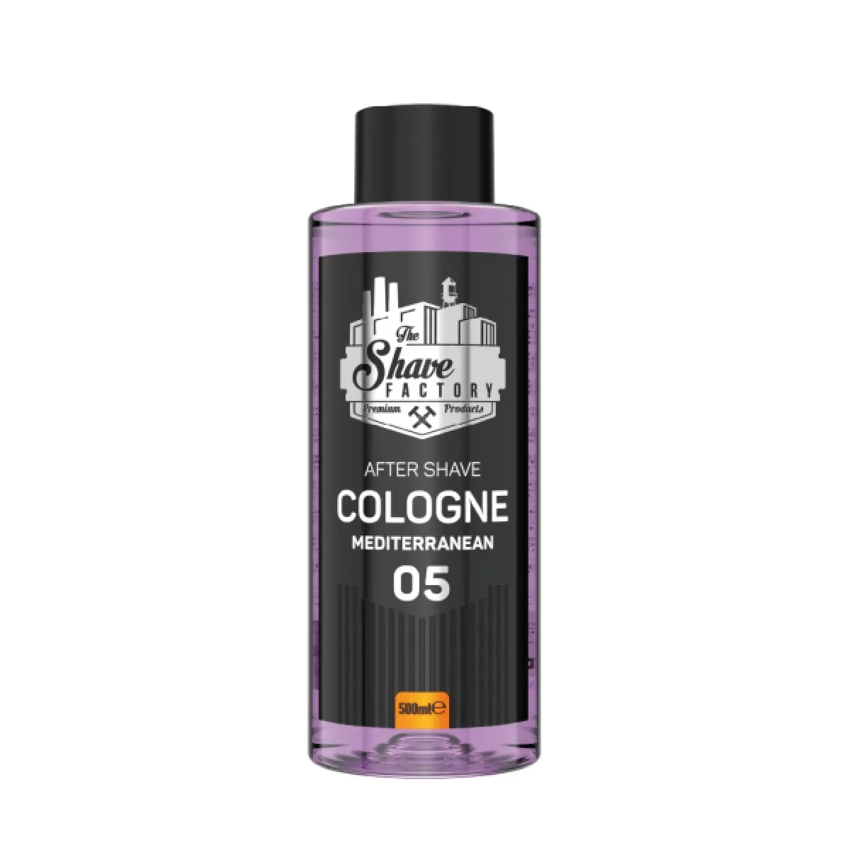 The Shave Factory - Mediterranean 05 After Shave Cologne - Perfumowana Woda Kolońska po Goleniu 500ml