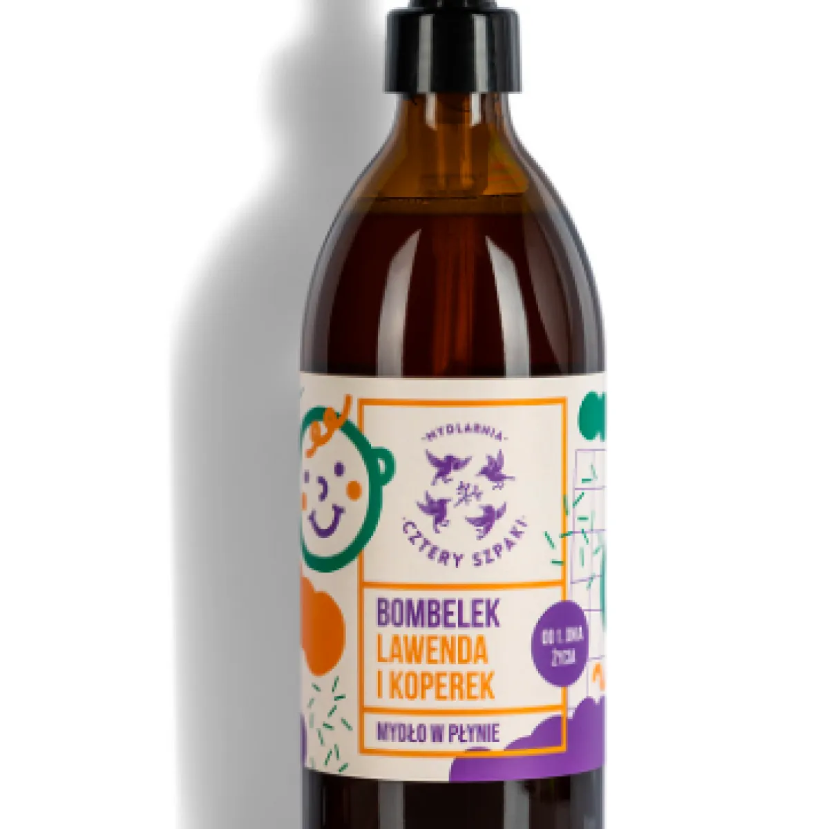 Cztery Szpaki - Bombelek - Naturalne delikatne mydło w płynie dla dzieci 500ml