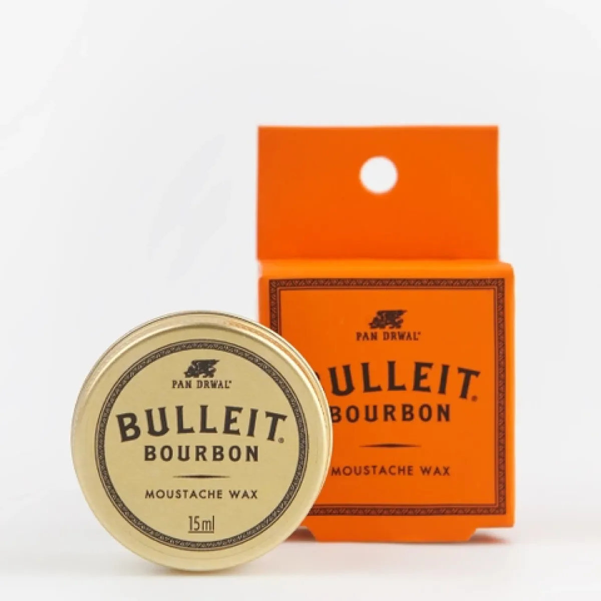 Pan Drwal - Bulleit Bourbon Moustache Wax - Wosk do wąsów 15ml